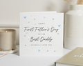 First Fathers Day Card, Fathers Day Card for Daddy, Personalised Fathers Day Card, Best Daddy Fathers Day Card, Card from Baby