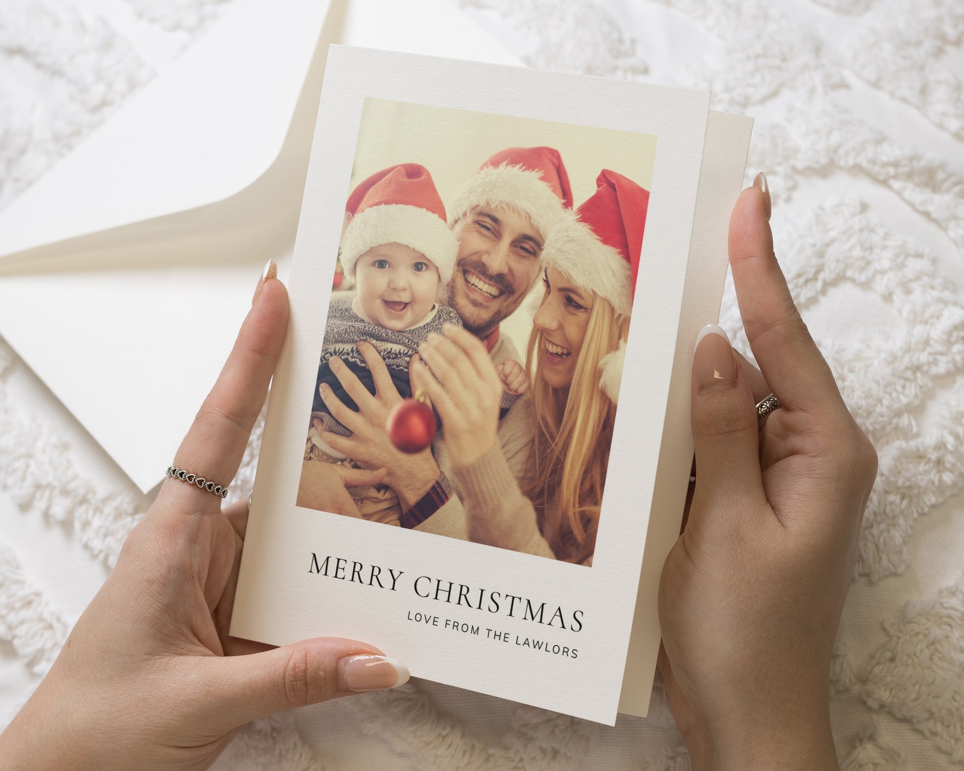 Personalised Photo Christmas Card, Pack of Christmas Cards, Family Christmas Card, Pack of 10, 20, 50 or 100