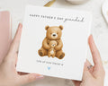 Fathers Day Card for Grandad, Personalised Bear Fathers Day Card, Cute Grandad Card, Fathers Day Card from Grandchild, Custom Grandpa Card