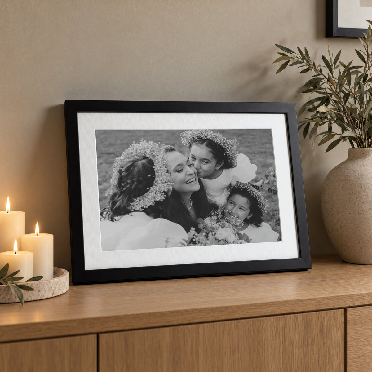Personalised Photo Print From Your Photo, Custom Framed Wall Art, Family Gift, New Home Gift, Landscape Black Framed Print