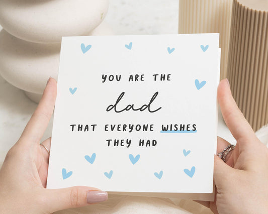 Birthday Card for Dad, Dad Birthday Card, Card for Him, Fathers Day Card, Card for Father, Cute Dad Card, Card for Step Dad