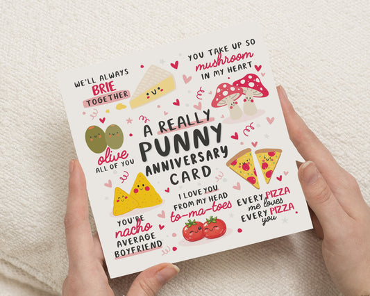 Funny Anniversary Card, Pun Anniversary Card, Cute Anniversary Card, Anniversary Card for Him, Anniversary Card for Her, Romantic Card