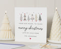 Christmas Card, Merry Christmas Card, Personalised Christmas Card, Family Christmas Card, From Our House To Yours Card