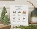 Dad Christmas Card, Christmas Card for Dad, Daddy Xmas Card, Papa Christmas Card, Cute Christmas Card From Son or Daughter, Thank You Dad
