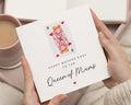 Mothers Day Card for Mum, Queen of Mums Card, Mothers Day Card from Daughter, Cute Mothers Day Card, Card for Her
