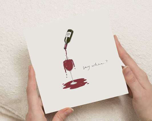 Birthday Card for Friend, Funny Birthday Card, Wine Birthday Card, Birthday Card for Her, Best Friend Birthday Card, Wine Lover Card