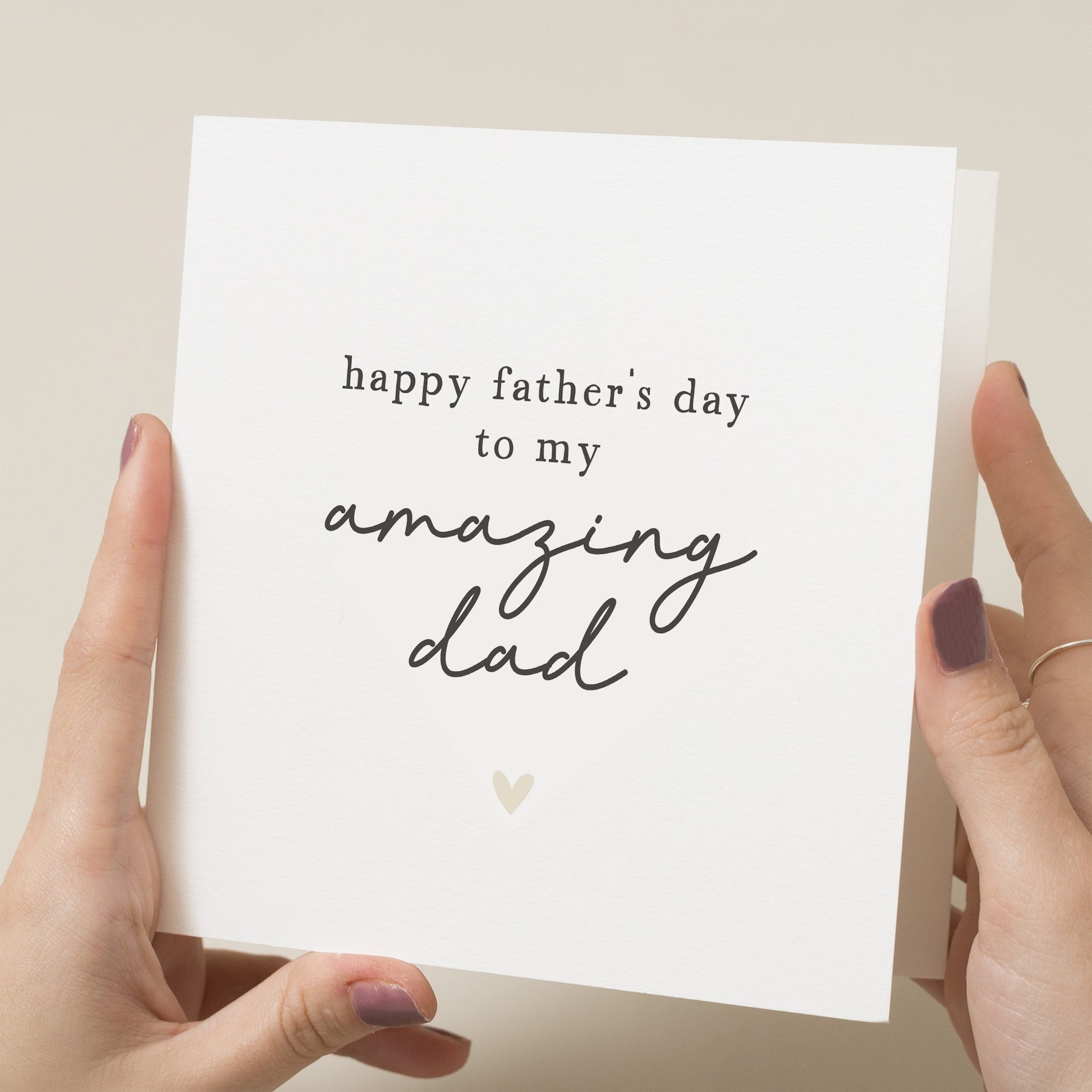 Cute Fathers Day Card For Dad, Fathers Day Gift, Daughter Fathers Day Card, Dad Fathers Day Card From Son, Happy Fathers Day Dad