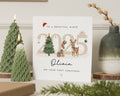 First Christmas Card for Niece, Personalised Niece Christmas Card, 2025 Christmas Card, Cute Reindeer Card, Niece Christmas Card