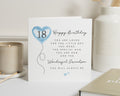 18th Birthday Card for Grandson, Grandson 18th Birthday Card, 18 Birthday Card for Him, Birthday Card for Grandson, Special Grandson Card