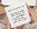 Valentines Day Card for Him, Funny Valentines Card, Valentines Card for Boyfriend, Girlfriend, Husband, Wife, Cute Love Card