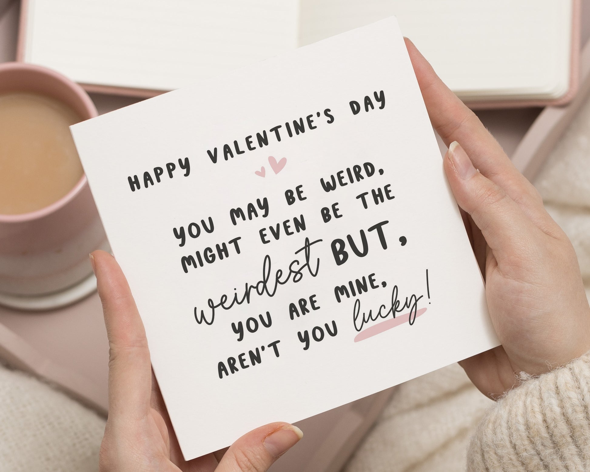 Valentines Day Card for Him, Funny Valentines Card, Valentines Card for Boyfriend, Girlfriend, Husband, Wife, Cute Love Card