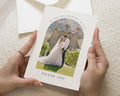 Personalised Wedding Thank You Cards, Photo Wedding Thank You Card, Minimal Wedding Thank You Cards, Folded Thank You Cards