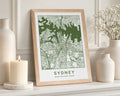 Personalised Map Print, Custom Location Wall Art, Green Map Art, Where Our Story Began, Gift for Couple, New Home Gift