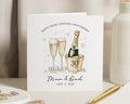 Pearl Wedding Anniversary Card, 30th Anniversary Card for Mum and Dad, Personalised 30 Years Card, Champagne Anniversary Card