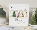 First Christmas Card for Nephew, Personalised Nephew Christmas Card, 2025 Christmas Card, Baby Boy Christmas Card, Reindeer Card