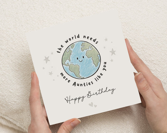 Birthday Card for Auntie, Auntie Birthday Card, Birthday Card for Her, Cute Birthday Card, Aunt Birthday Card, Birthday Cards for Auntie
