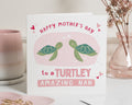 Mother's Day Card for Nan, Mother's Day Card for Grandma, Cute Turtle Mother's Day Card, Mother's Day Card for Her, Personalised Card