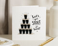 Birthday Card for Him, Funny Beer Birthday Card, Stout Card, Pub Pun Card, Birthday Card for Dad, Friend or Husband