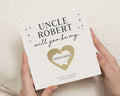 Will You Be My Godfather Card, Scratch to Reveal Card, Personalised Godfather Card, Godparent Proposal Card, Christening Card, Baptism Card