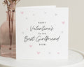 Valentines Day Card for Girlfriend, Best Girlfriend Valentines Card, Romantic Valentines Card for Her, Cute Valentines Card