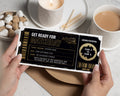 Personalised Football Gift Voucher, Scratch To Reveal Match Day Ticket, Birthday Gift for Him, Son Sports Ticket Surprise
