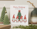 Christmas Card for Family, Personalised Family Christmas Card, Special Family Christmas Card, Gonk Christmas Card, Cute Xmas Card
