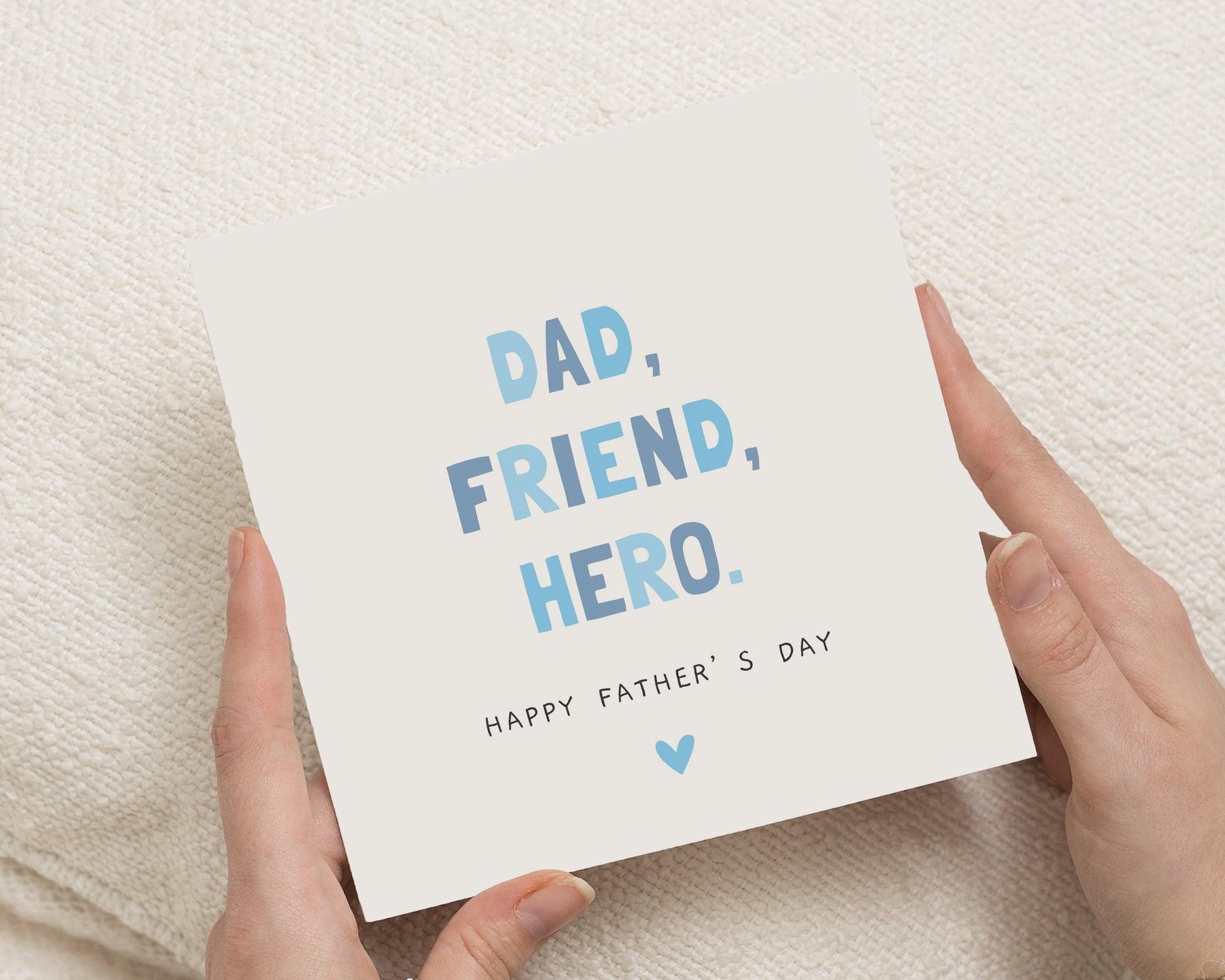 Father's Day Card for Dad, Dad Father's Day Card, Card from Son Daughter, Daddy Card, Papa Card, Simple Dad Friend Hero Card