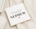 Nephew Birthday Card, Birthday Card for Nephew, Happy Birthday Nephew Card, Personalised Birthday Card, Simple Birthday Card for Him