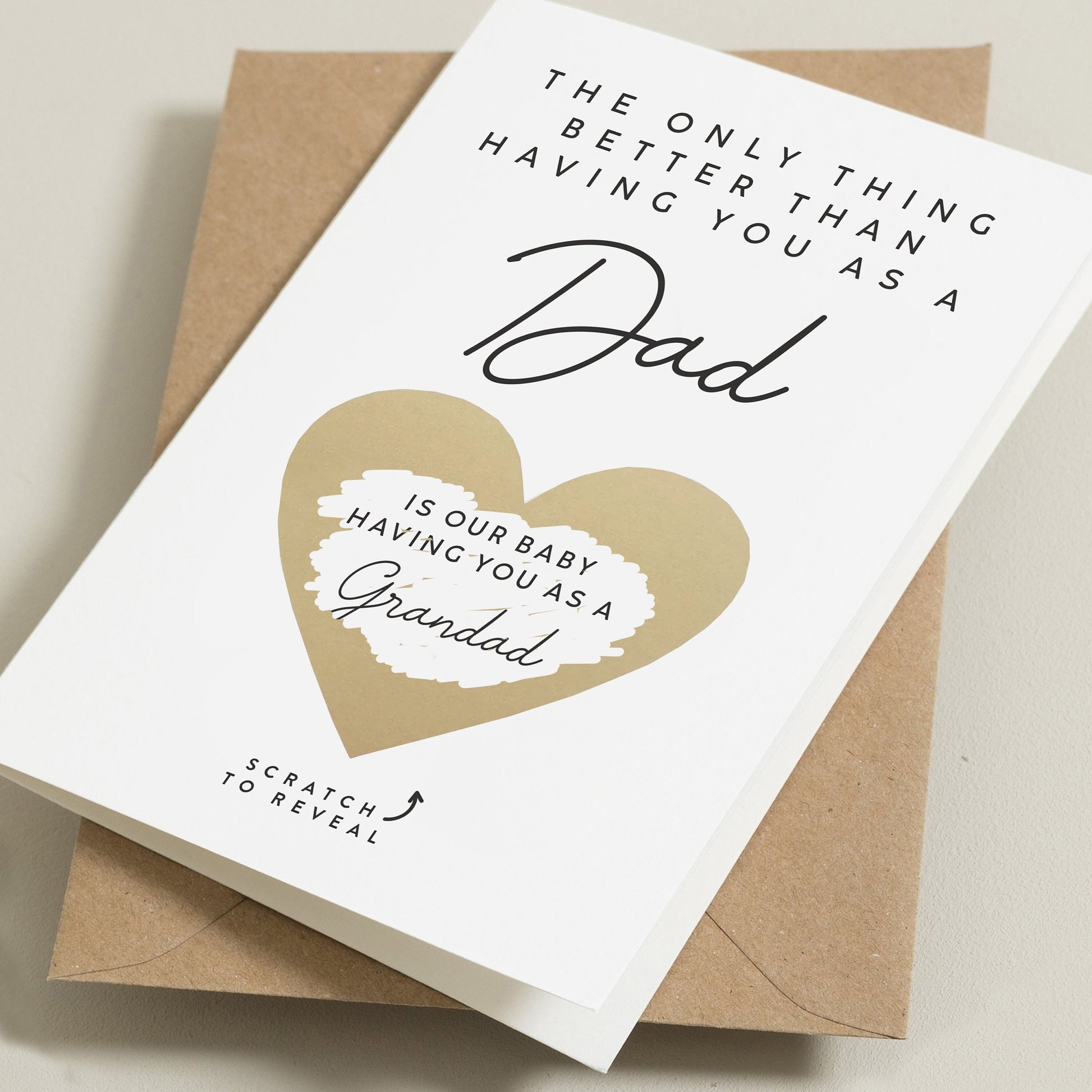 You&#39;re Going To Be Grandad, Promotion To Grandad, Pregnancy Announcement Card For Dad, New Grandad Gift, Pregnancy Reveal Card To Dad