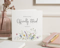 Retirement Card, Officially Retired Card, Personalised Retirement Card, Floral Retirement Card, Retirement Card for Her, Custom Name Card