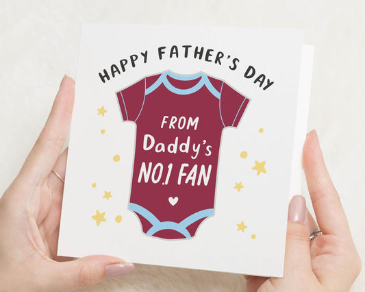 Fathers Day Card from Baby, Fathers Day Card for Dad, Daddy Fathers Day Card, Cute Fathers Day Card, Fathers Day Card for Him