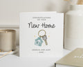 New Home Card, Congratulations On Your New Home, Personalised Housewarming Card, New Home Gift, New Home Card For Couple, New Home Key Card