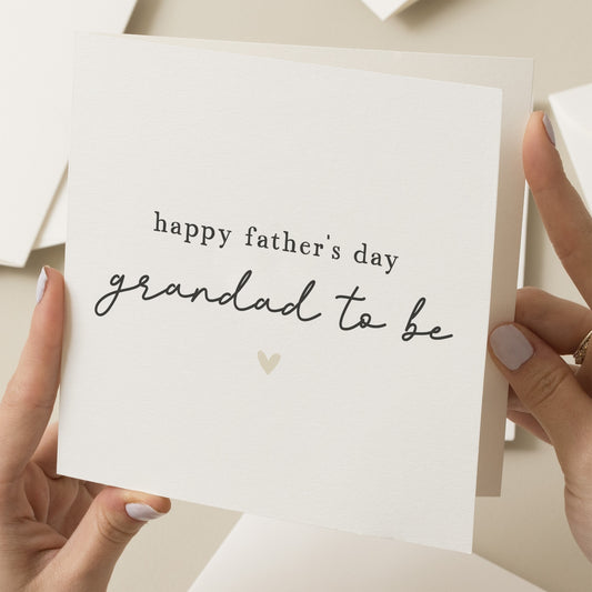 Cute Fathers Day Card For Grandad To Be, Grandad To Be Fathers Day Card, Fathers Day Card From Bump, Cute Card For Grandad From Baby