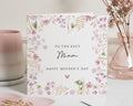 Mothers Day Card for Mum, Floral Mothers Day Card, To The Best Mum, Mothers Day Card for Her, Cute Mum Card, Happy Mothers Day Card