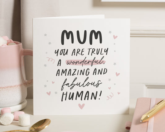 Mum Birthday Card, Birthday Card for Mum, Mum Card, Birthday Card for Her, Personalised Mum Card, Fabulous Mum Card, Card for Mum