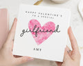 Valentines Day Card for Girlfriend, Personalised Valentines Card, Valentines Card for Her, Special Girlfriend Card, Heart Valentines Card