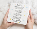 Birthday Card for Dad, Birthday Card from the Bump, Daddy Birthday Card, Dad to Be Birthday Card, Pregnancy Card, Poem Birthday Card