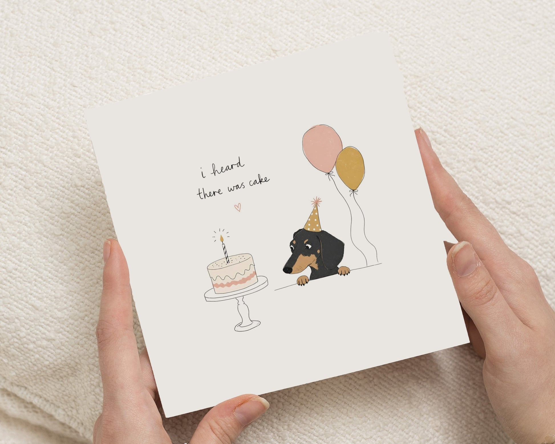 Funny Birthday Card, Dog Birthday Card, Dachshund Birthday Card, Sausage Dog Birthday Card, Birthday Card for Dog Lover, Cute Birthday Card
