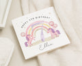 7th Birthday Card for Girl, Personalised Unicorn Birthday Card, Girls Birthday Card, Daughter Granddaughter Niece, Rainbow Card for Kids