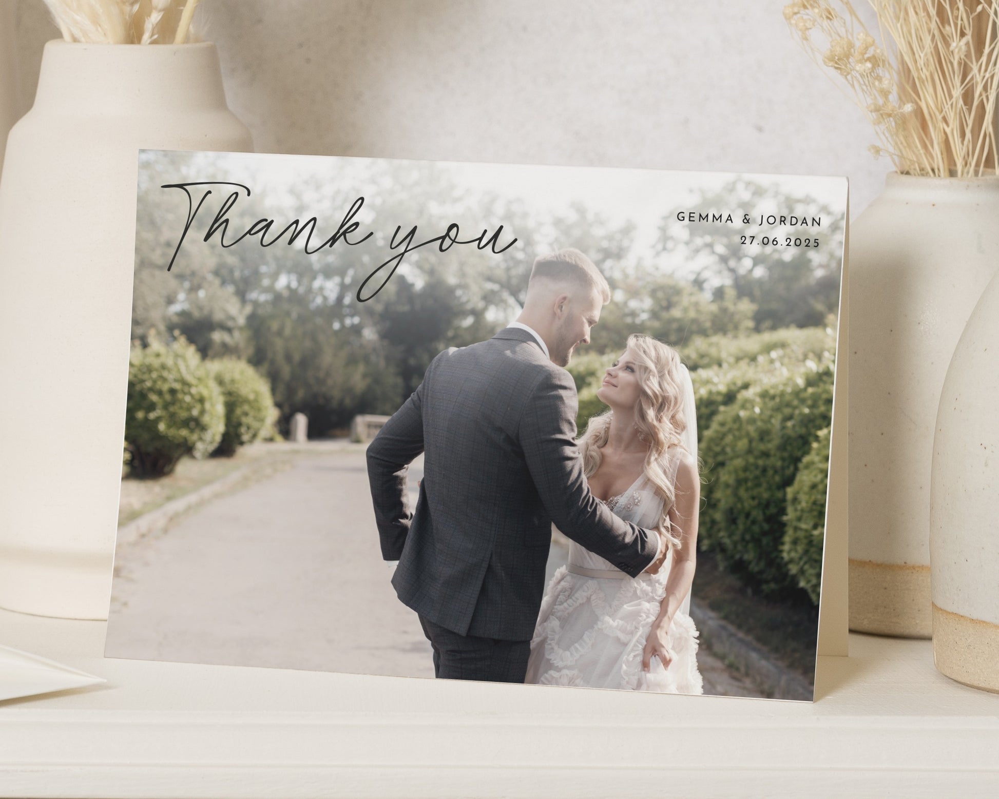Personalised Wedding Thank You Cards, Photo Wedding Thank You Cards, Personalised Thank You Cards, Thank You Card for Wedding