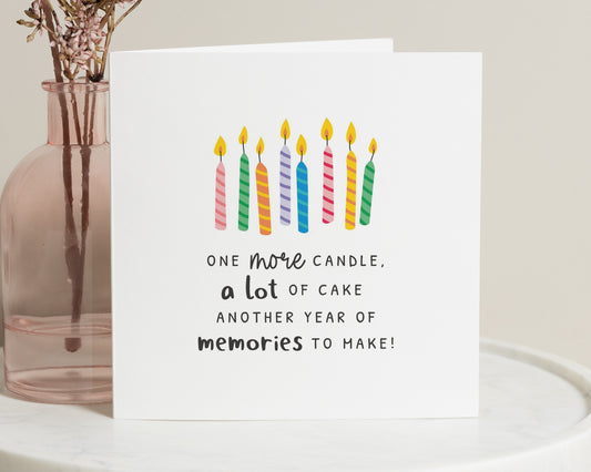 Birthday Card, Birthday Card for Friend, Birthday Card for Her, Birthday Card for Him, Cake Birthday Card, Cute Birthday Card