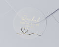 Bride To Be Sticker, Personalised Bridal Shower Sticker, Hen Party Sticker, Custom Name Sticker, Gold Foil Wedding Sticker