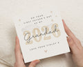First Fathers Day Card for Grandad, Personalised Fathers Day Card 2026, First Fathers Day Grandad Card, Custom Fathers Day Card from Baby