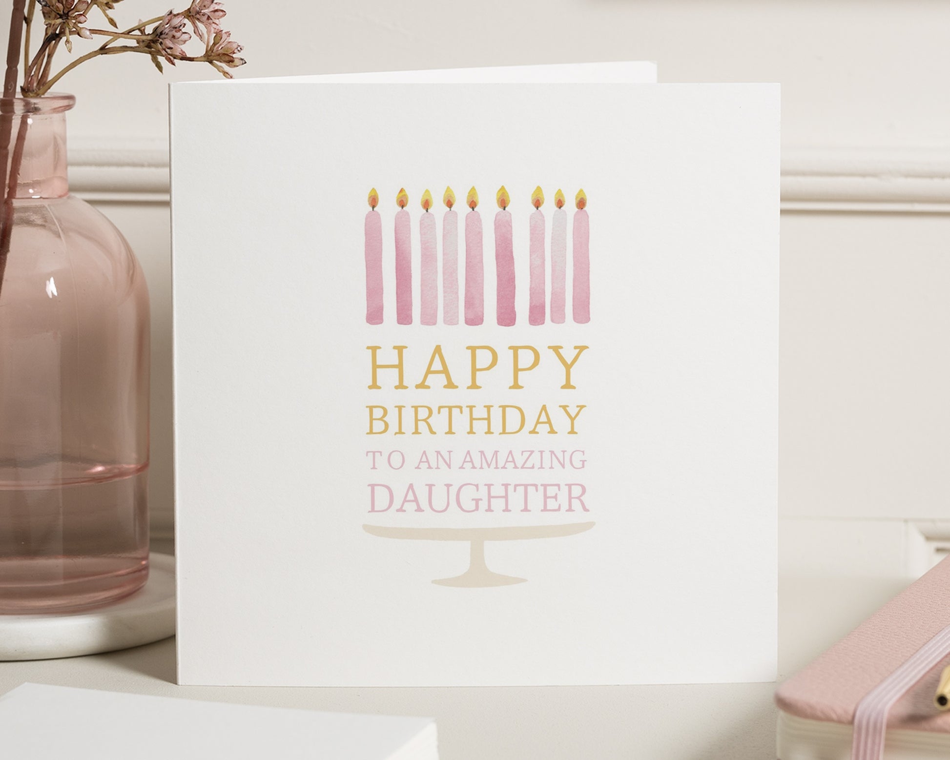 Birthday Card for Daughter, Happy Birthday Card, Birthday Cards for Girl, Simple Daughter Birthday Card, Amazing Daughter Card