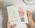 50th Birthday Card for Her, Fifty Birthday Card, Birthday Card for Mum, Friend 50th Birthday Card, Fabulous Birthday Card