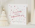 Christmas Card for Girlfriend, Girlfriend Christmas Card, Romantic Christmas Card for Her, Cute Xmas Card for Her, Happy Christmas Card