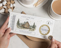 Personalised Scratch To Reveal Holiday Gift Voucher, Weekend Away Birthday Surprise, Travel Ticket Gift for Boyfriend