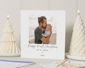 First Christmas Card for Daddy, Photo Christmas Card, 1st Christmas Card from Baby, First Christmas as Daddy, Dad Christmas Card