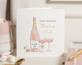 30th Birthday Card for Her, Personalised 30th Birthday Card, Champagne Birthday Card, Birthday Cards for Women, Custom Age Card