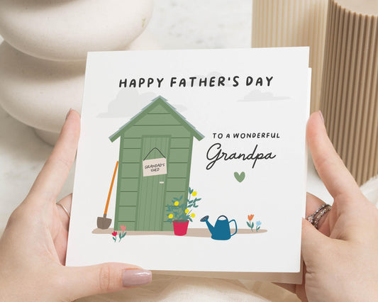 Fathers Day Card for Grandpa, Happy Fathers Day Card, Fathers Day Card for Grandad, Grandpa Fathers Day Card, Gardening Card